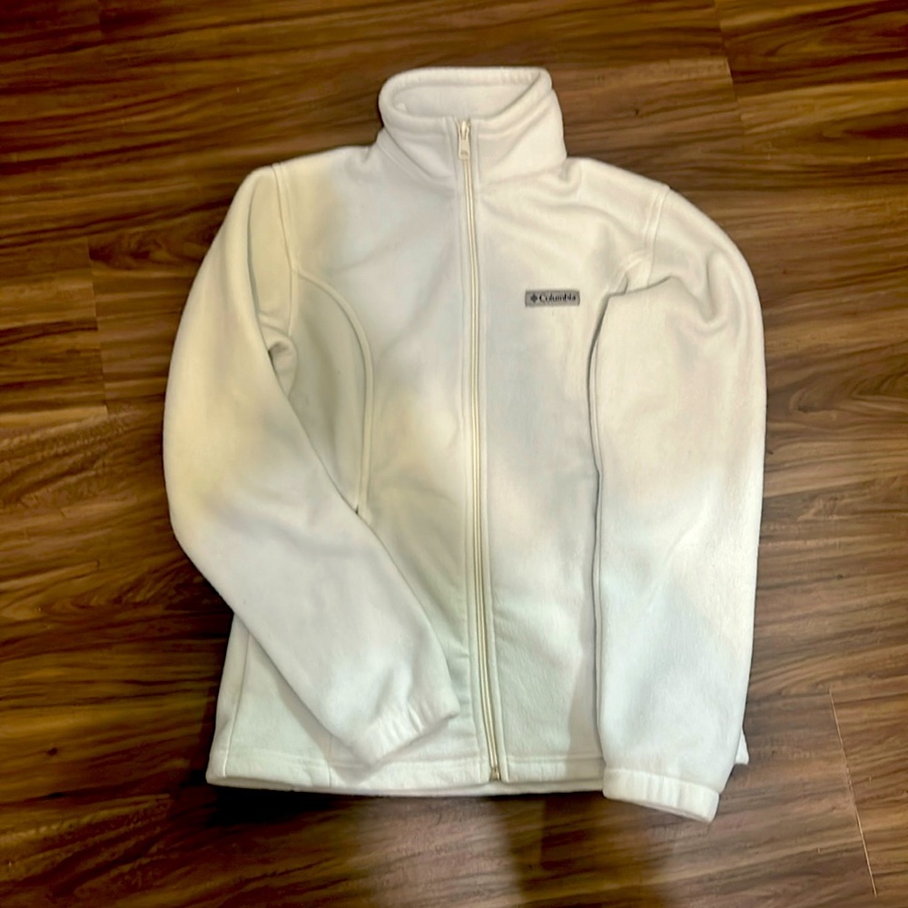 White Colombia sweater